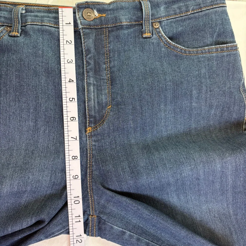 Gloria Vanderbilt Amanda Jeans Womens 8 Average Dark Wash High Rise Tapered‎ Leg